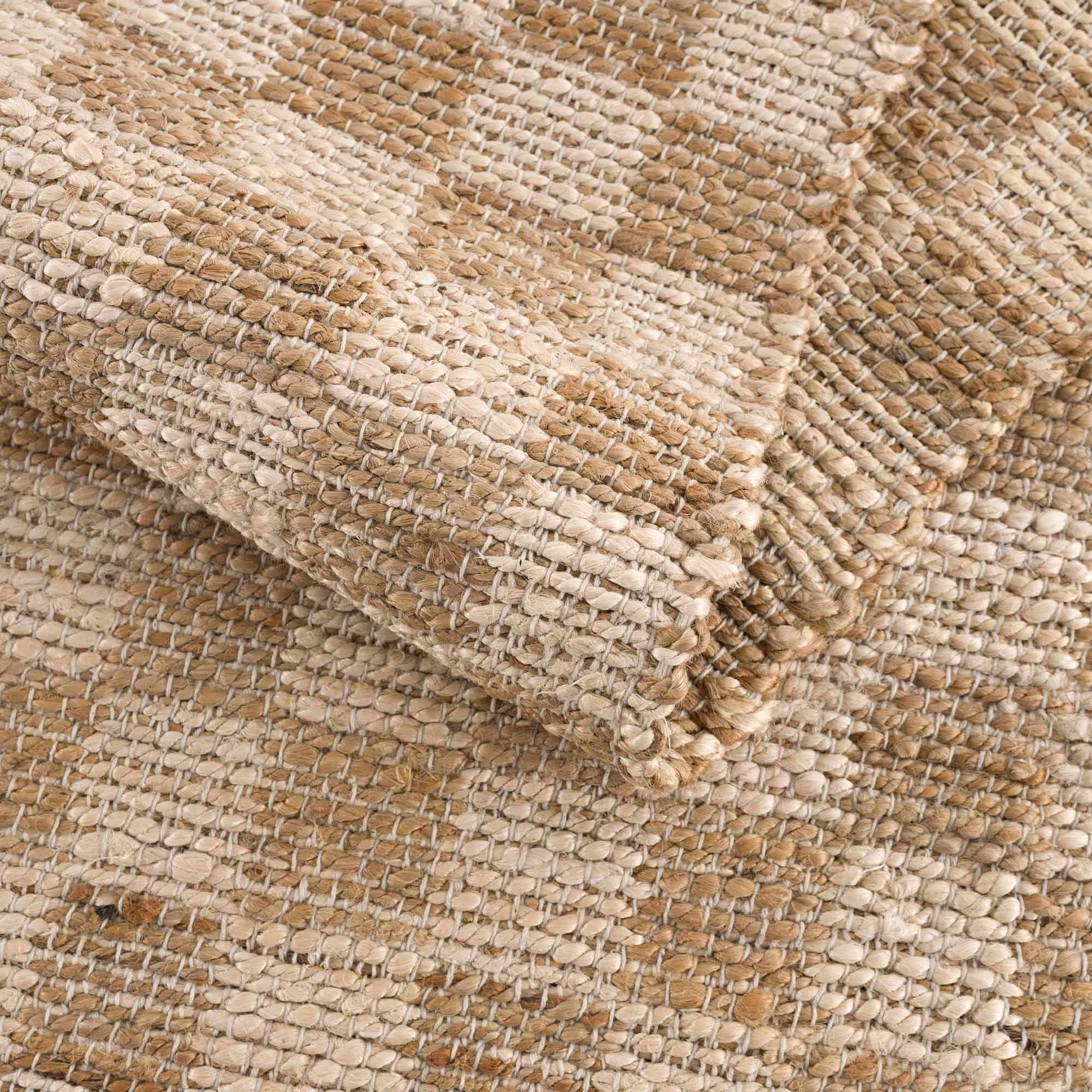 Ionut Checkered Jute Area Rug - Ornate Home
