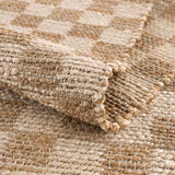 Ionut Checkered Jute Rug - Ornate Home