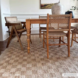 Ionut Checkered Jute Rug - Ornate Home
