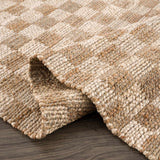 Ionut Checkered Jute Rug - Ornate Home