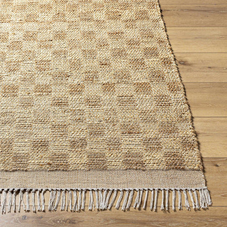 Ionut Checkered Jute Rug - Ornate Home