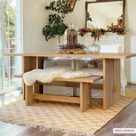 Ionut Checkered Jute Rug - Ornate Home