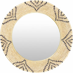 Ipilan Moonj Grass Starburst Round Mirror - Clearance - Ornate Home