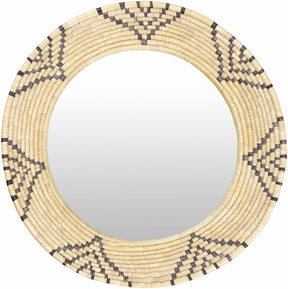 Ipilan Moonj Grass Starburst Round Mirror - Clearance - Ornate Home