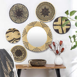 Ipilan Moonj Grass Starburst Round Mirror - Clearance - Ornate Home