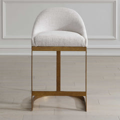 Ira Ivory Counter Stool - Ornate Home