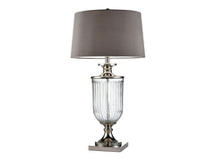 Ira Silver/Clear Table Lamp - Ornate Home