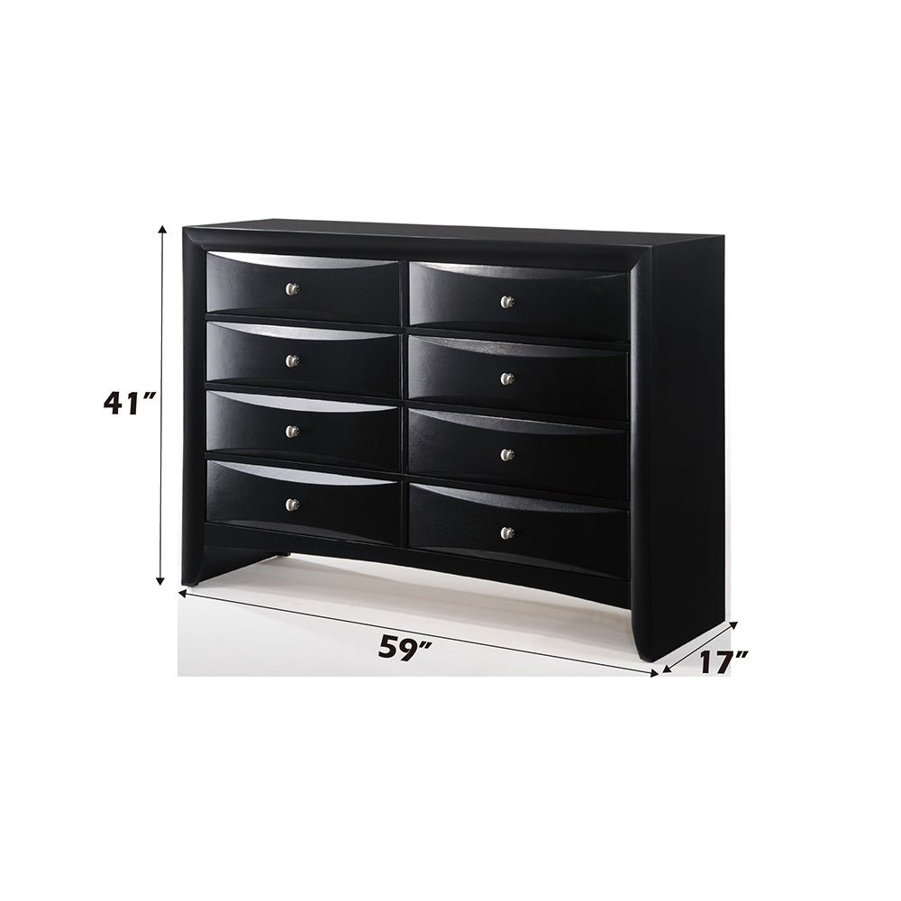 Ireland Black Dresser - Ornate Home