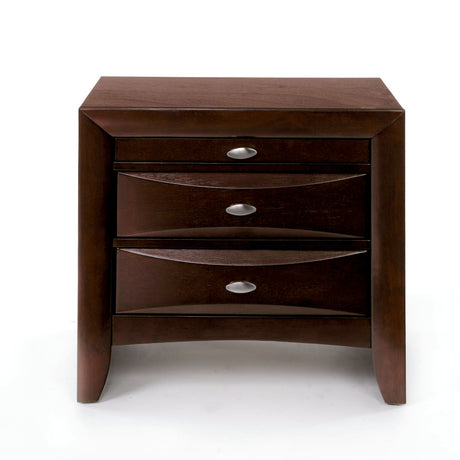 Ireland Espresso Nightstand - Ornate Home