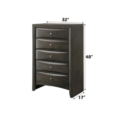 Ireland Gray Oak Chest - Ornate Home