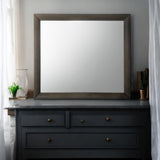 Ireland Gray Oak Mirror - Ornate Home