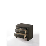Ireland Gray Oak Nightstand - Ornate Home