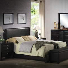 Ireland III Black Eastern King Bed - Ornate Home