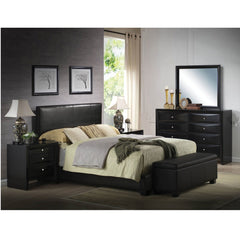 Ireland III Black Full Bed - Ornate Home