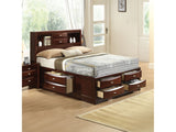 Ireland King Storage Bed in Brown - Ornate Home