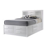 Ireland Queen Storage Bed in White - Ornate Home