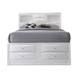Ireland Queen Storage Bed in White - Ornate Home