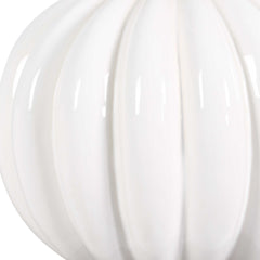 Irena White Sphere Table Lamp - Ornate Home