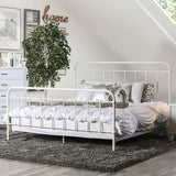 Iria Vintage White Full Bed - Ornate Home