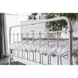 Iria Vintage White Full Bed - Ornate Home
