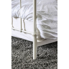 Iria Vintage White Full Bed - Ornate Home