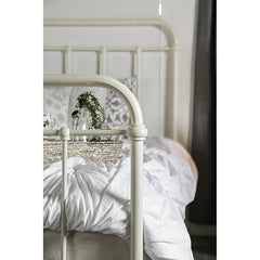 Iria Vintage White Full Bed - Ornate Home