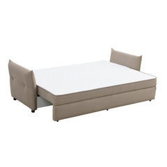 Irina Beige Sofa W/Sleeper - Ornate Home