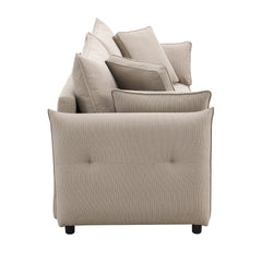Irina Beige Sofa W/Sleeper - Ornate Home