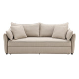 Irina Beige Sofa W/Sleeper - Ornate Home