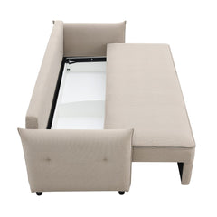 Irina Beige Sofa W/Sleeper - Ornate Home