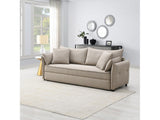 Irina Beige Sofa W/Sleeper - Ornate Home