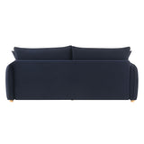 Irina Blue Velvet Sofa W/Sleeper - Ornate Home
