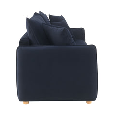 Irina Blue Velvet Sofa W/Sleeper - Ornate Home