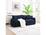 Irina Blue Velvet Sofa W/Sleeper - Ornate Home