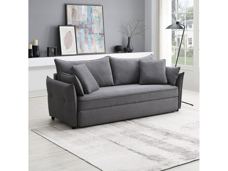 Irina Gray Sofa W/Sleeper - Ornate Home
