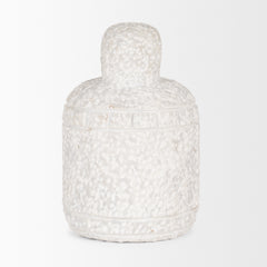Irina White Large Marble Door Stopper - Ornate Home