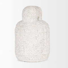 Irina White Large Marble Door Stopper - Ornate Home