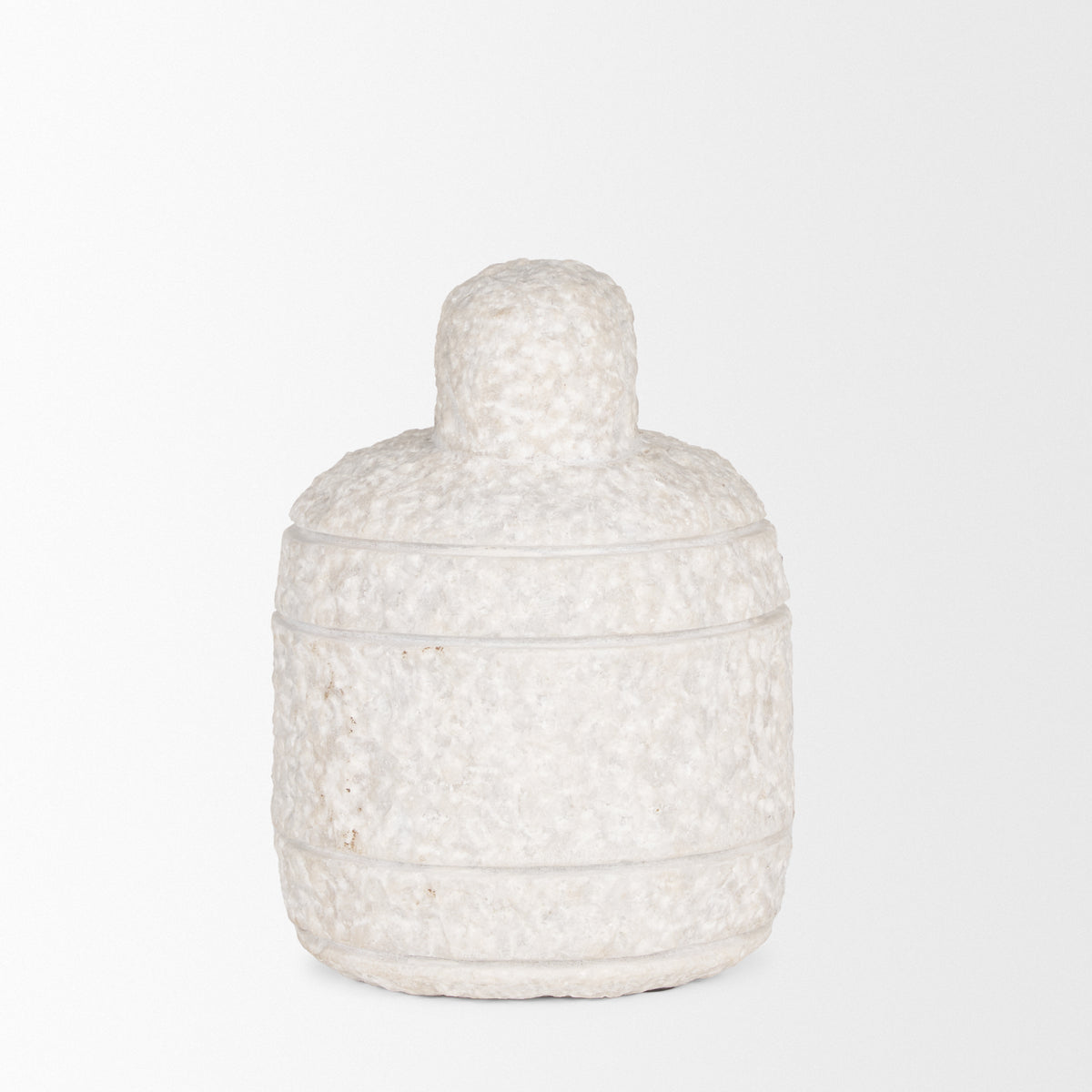 Irina White Small Marble Door Stopper - Ornate Home