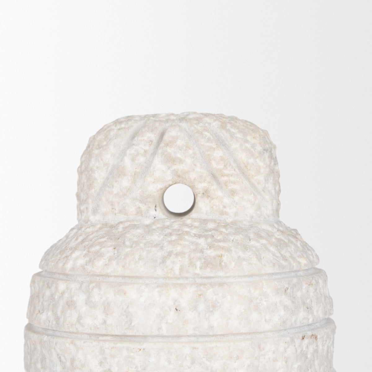 Irina White Small Marble Door Stopper - Ornate Home