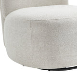 Iris Beige/Tan Swivel Chair - Ornate Home