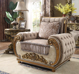 Iris Bronze 3pc Living Room Set  / HD-25 - Ornate Home