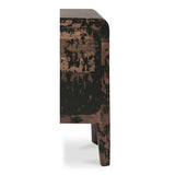 Iris Distressed Black Nightstand - Ornate Home