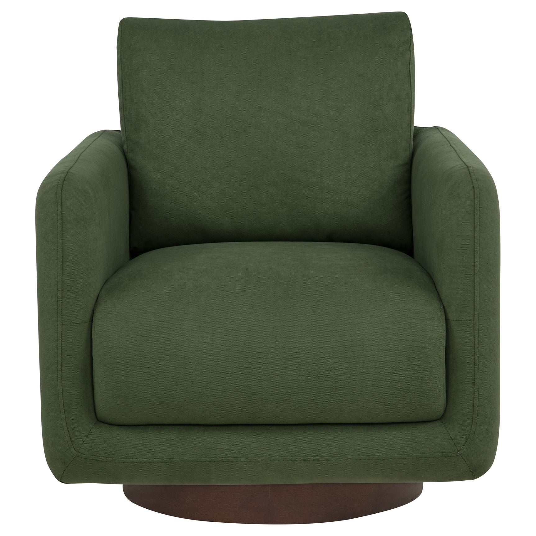 Iris Matcha Fabric Upholstered Swivel Accent Chair - Ornate Home