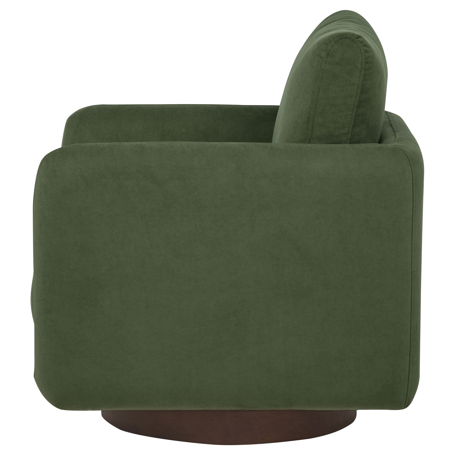 Iris Matcha Fabric Upholstered Swivel Accent Chair - Ornate Home