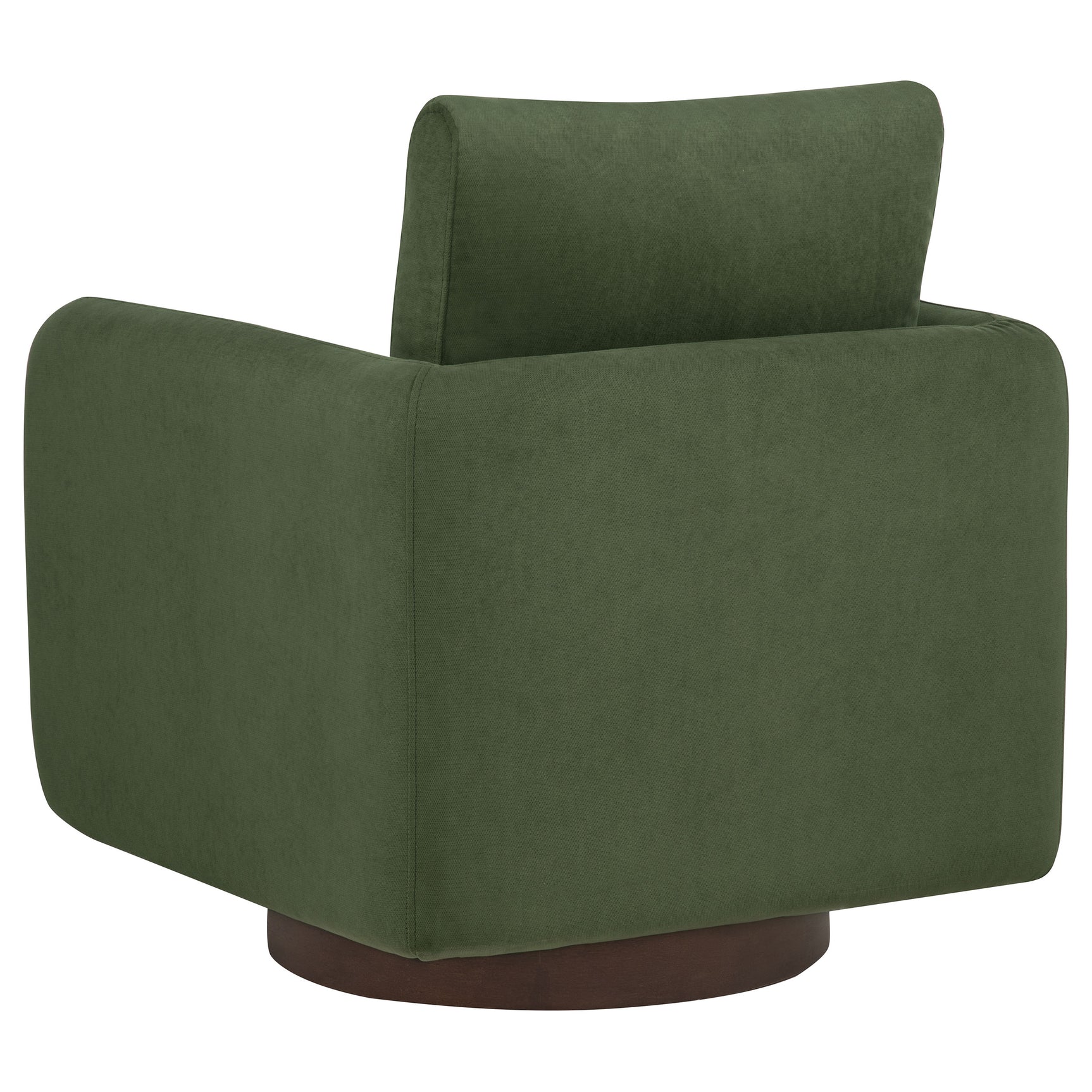 Iris Matcha Fabric Upholstered Swivel Accent Chair - Ornate Home