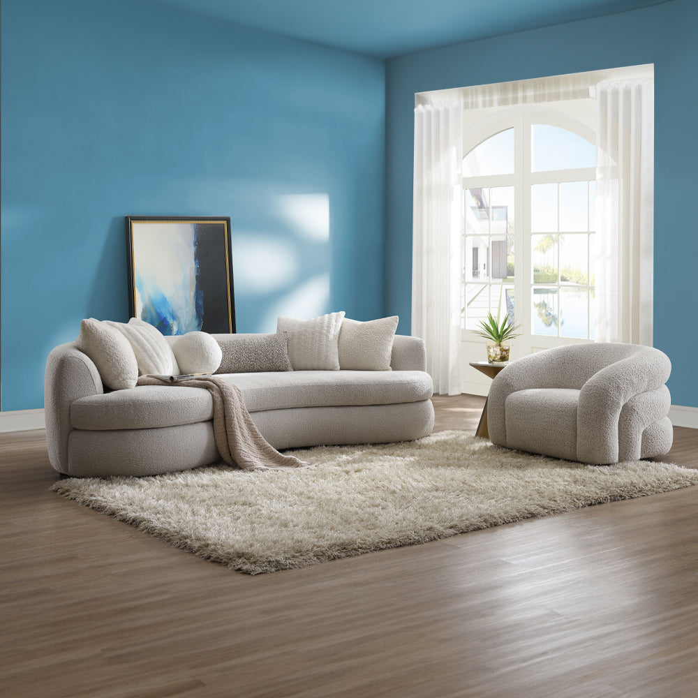 Irma Gray Chair W/Swivel - Ornate Home