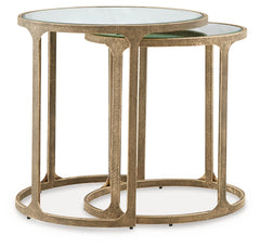 Irmaleigh Antique Black Accent Table Set (Set of 2) - Ornate Home