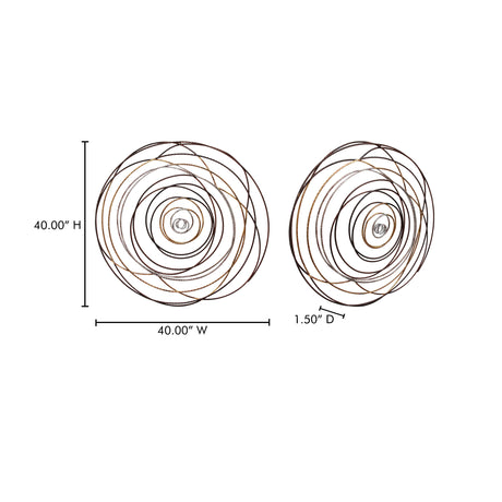 Iron Mulitcolor Wall Décor - Ornate Home