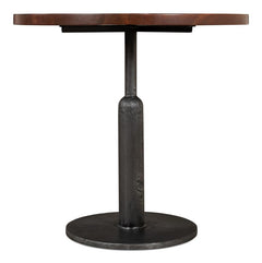 Ironclad Brown Cafe Table - Ornate Home