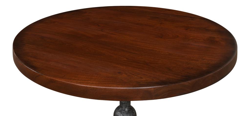 Ironclad Brown Cafe Table - Ornate Home